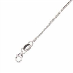 Chaine mialle palmier carre 42cm  en Or 750 / 1000 (18K)