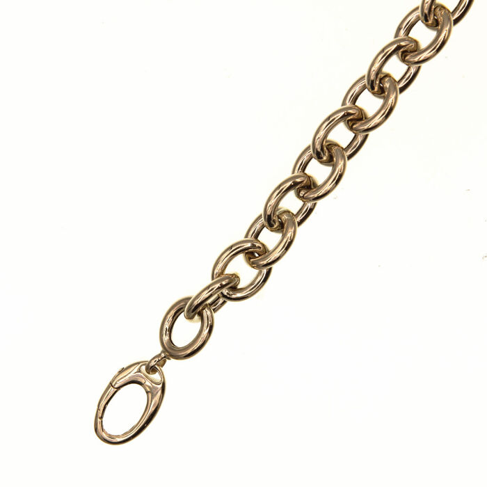 Gourmette maille jaseron  en Or 750 / 1000 (18K)