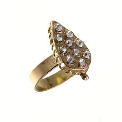 Bague motif   en Or 750 / 1000 (18K)