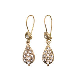 Paire de boucles pendantes zerouf  en Or 750 / 1000 (18K)