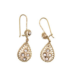 Paire de boucles pendantes BO ZER BOMBE PM  en Or 750 / 1000 (18K)