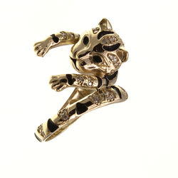 Bague motif panthere  en Or 750 / 1000 (18K)