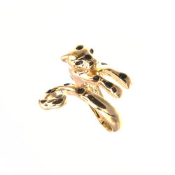 Bague motif panthere electro  en Or 750 / 1000 (18K)