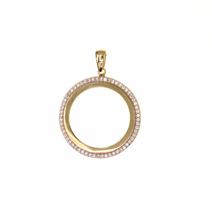 porte piece 10Frs  en Or 750 / 1000 (18K)