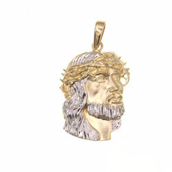 tete de Christ  en Or 750 / 1000 (18K)