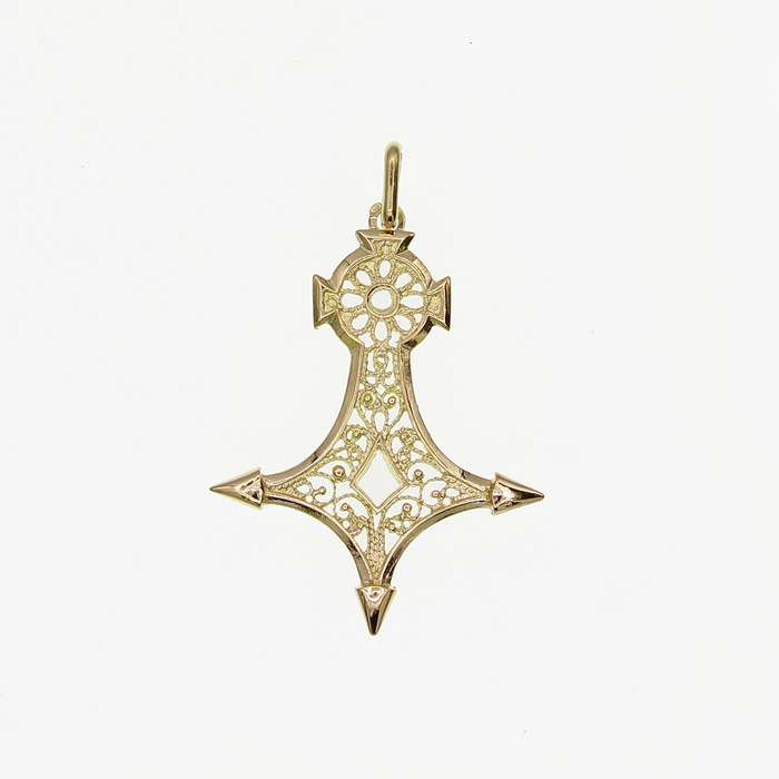 croix du sud en filigrane  en Or 750 / 1000 (18K)