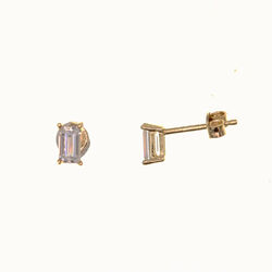taille emeraude  en Or 750 / 1000 (18K)