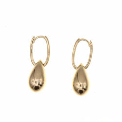 Paire de boucles pendantes gouttes  en Or 750 / 1000 (18K)