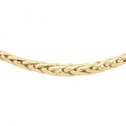 Ras du Cou maille palmier en chute  en Or 750 / 1000 (18K)