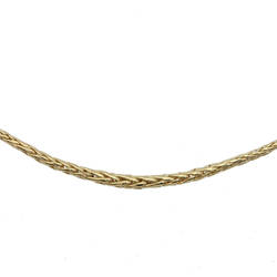 Ras du Cou maille palmier en chute en 45cm  en Or 750 / 1000 (18K)