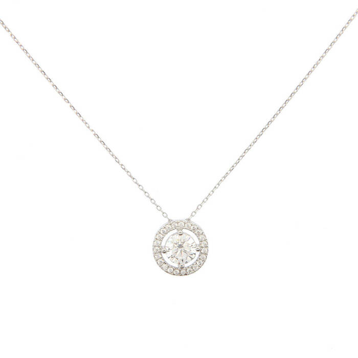 Ras du Cou motif zircon  en Or 750 / 1000 (18K)