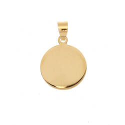 Plaque plaque ronde  en Or 750 / 1000 (18K)