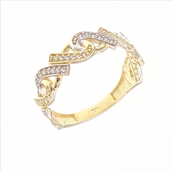 Bague motif fantaisie  en Or 750 / 1000 (18K)