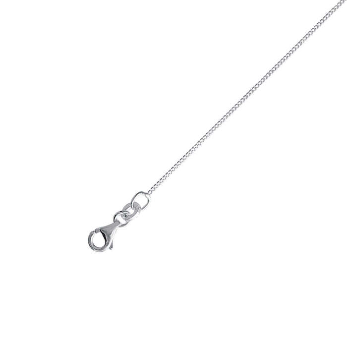 Chaine maille gourmette 45cm  en Argent 925 /1000