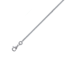 Chaine maille gourmette 50 cm  en Argent 925 /1000
