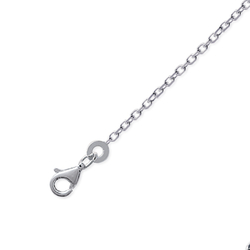 Chaine maille forcat 38  en Argent 925 /1000