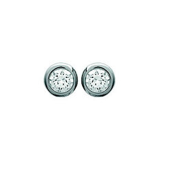 Paire de boucles à vis   en Argent 925 /1000