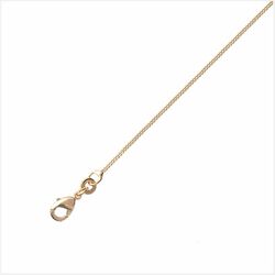 Chaine maille gourmette 38cm  en Plaqué Or