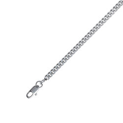 Chaine maille gourmette  en Argent 925 /1000