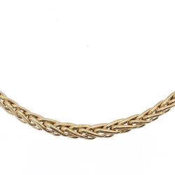 Ras du Cou maille palmier en chut  en Or 750 / 1000 (18K)
