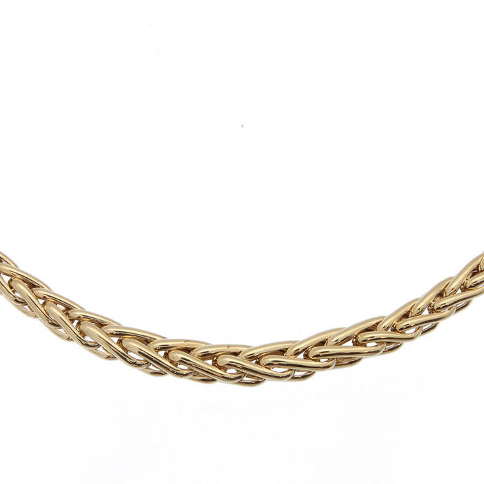 Ras du Cou maille palmier en chut  en Or 750 / 1000 (18K)