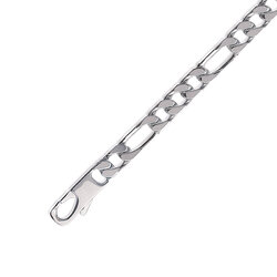 Chaine maille alternée 3-1  en Argent 925 /1000