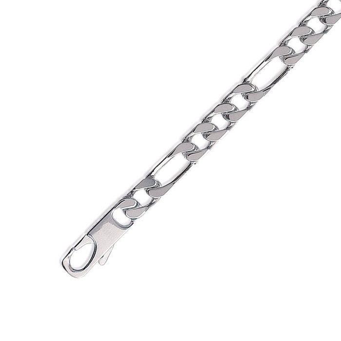 Chaine maille alternée 3-1  en Argent 925 /1000