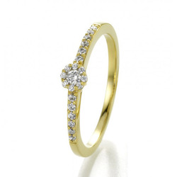 Solitaire Solitaire duo dts or jaune Diamants 0