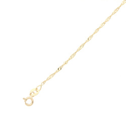 Chaine maille singapoure  en Or 750 / 1000 (18K)