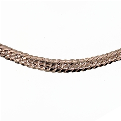 Ras du Cou maille anglaise chute  en Or 750 / 1000 (18K)