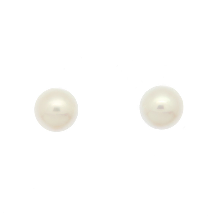 Paire de boucles à vis perle d'eau douce 5