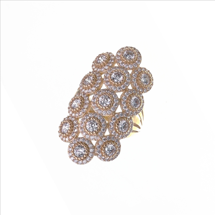 Bague motif marquise moderne  en Or 750 / 1000 (18K)