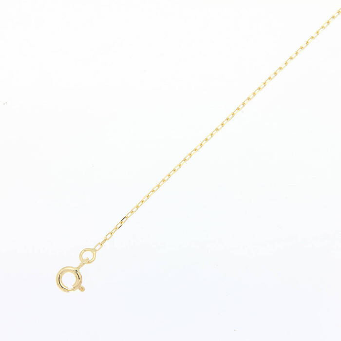 Chaine maille forcat diamanté  en Or 750 / 1000 (18K)