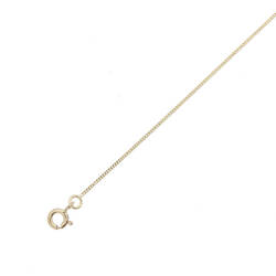 Chaine maille gourmette 45cm  en Or 750 / 1000 (18K)