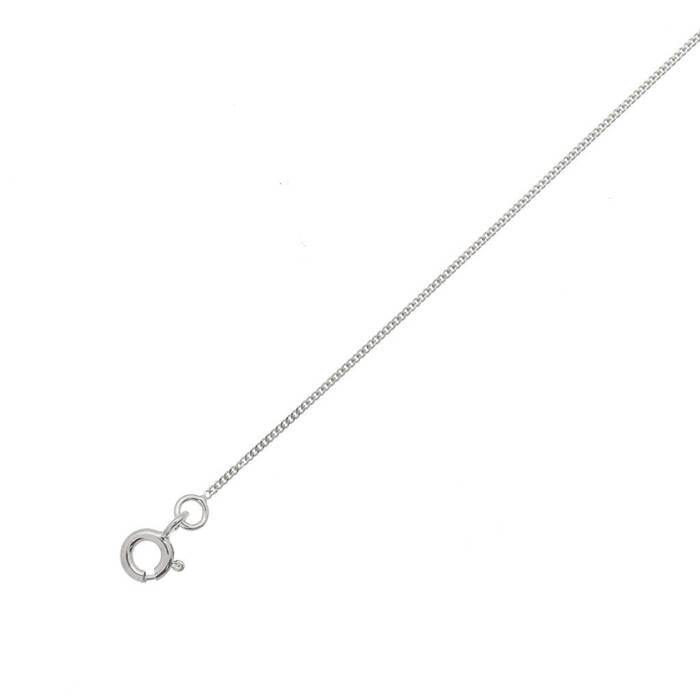 Chaine maille gourmette 45cm  en Or 750 / 1000 (18K)