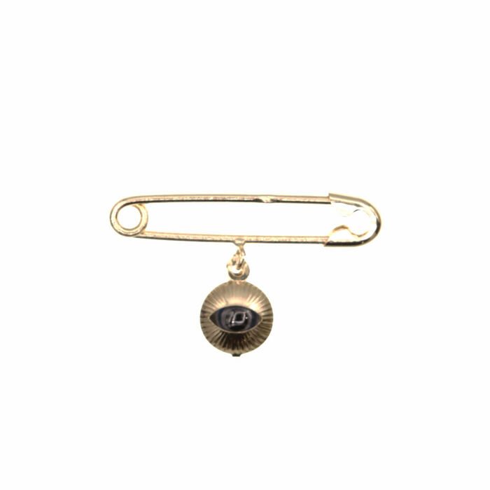 epingle a nourrice avec un oeil  en Or 750 / 1000 (18K)