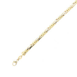 Gourmette maille fantaisie  en Or 750 / 1000 (18K)