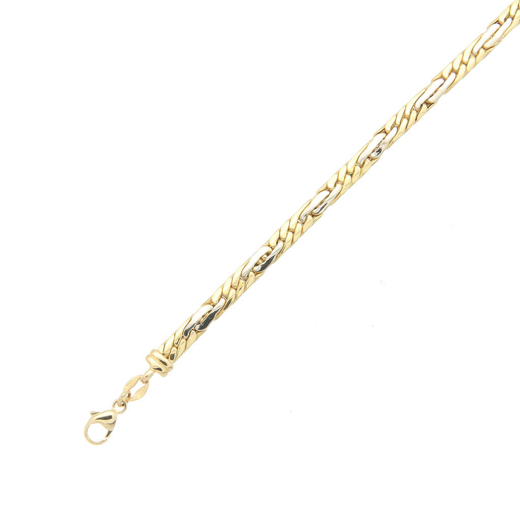 Gourmette maille fantaisie en Or 750 / 1000 (18K)