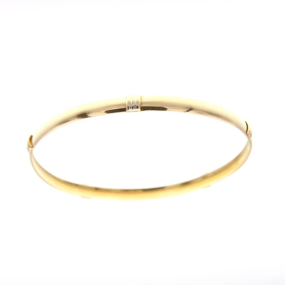 Bracelet Rigide semenier ( prix à l'unité)  en Or 750 / 1000 (18K)