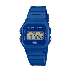 Montre Casio reference F-91WB-2A1EF pour Homme  Enfant