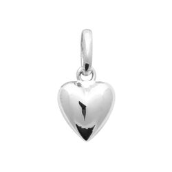 coeur lisse en Argent 925 /1000
