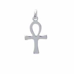 Pendentif religieux croix de vie  en Argent 925 /1000