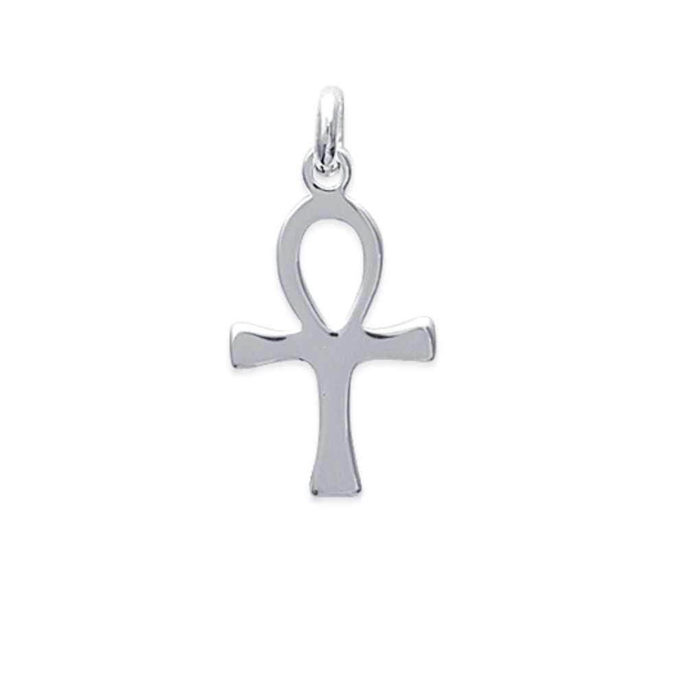 Pendentif religieux croix de vie en Argent 925 /1000