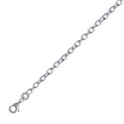 Chaine maillle forcat 60cm  en Argent 925 /1000