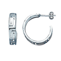 Paire de créolesPaire de boucles à vis   en Argent 925 /1000