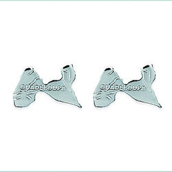 Paire de boucles à vis en Argent 925 /1000