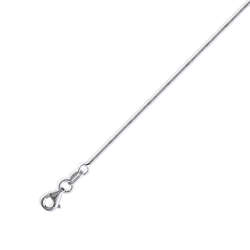 Chaine maille serpentine 45cm  en Argent 925 /1000