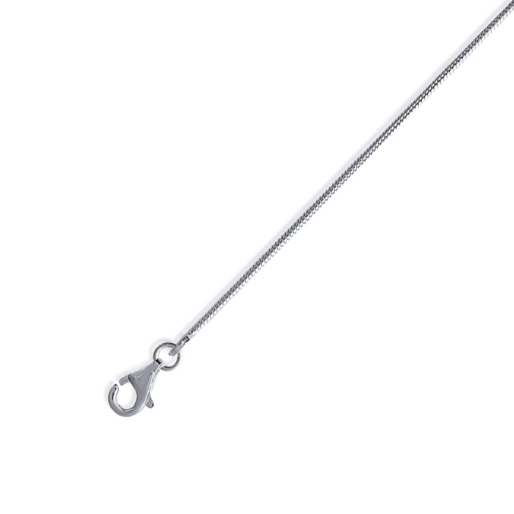 Chaine maille serpentine 45cm en Argent 925 /1000