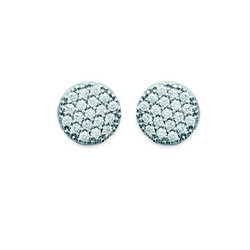 Paire de boucles à vis   en Argent 925 /1000