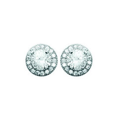 Paire de boucles à vis   en Argent 925 /1000